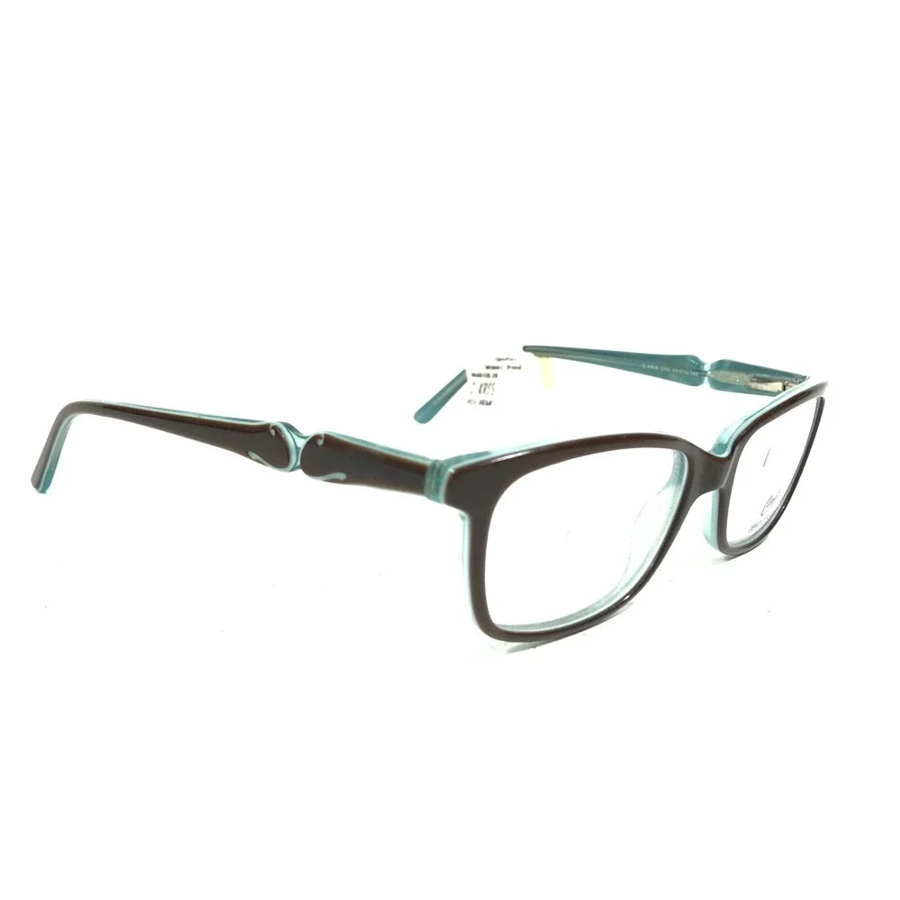 Candies C KRIS BRN Eyeglasses Frames Brown Blue Cat Eye Full Rim 49-16-140